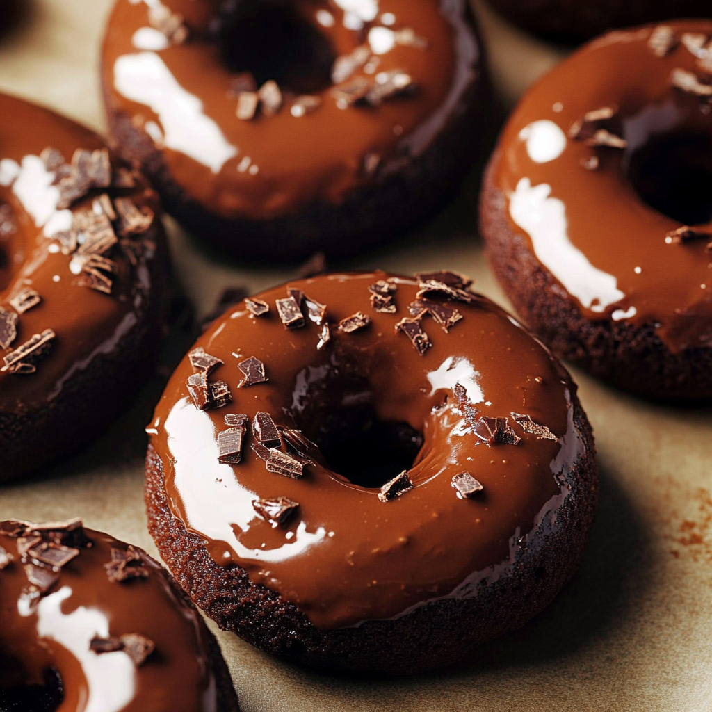 chocolate cake donuts