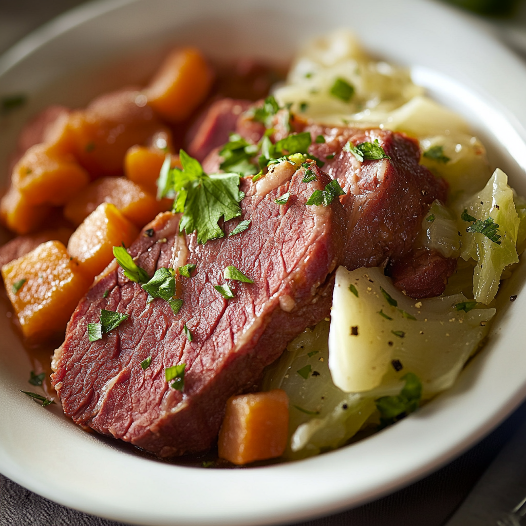 Corned Beef and Cabbage Dish