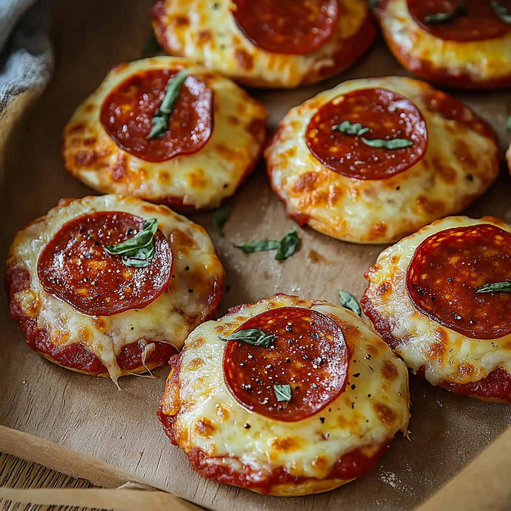 Pepperoni Mini Pizzas