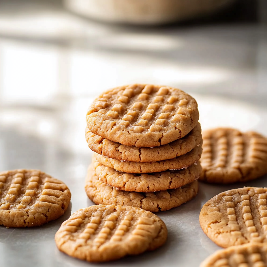 Classic Peanut Butter Cookies Baking