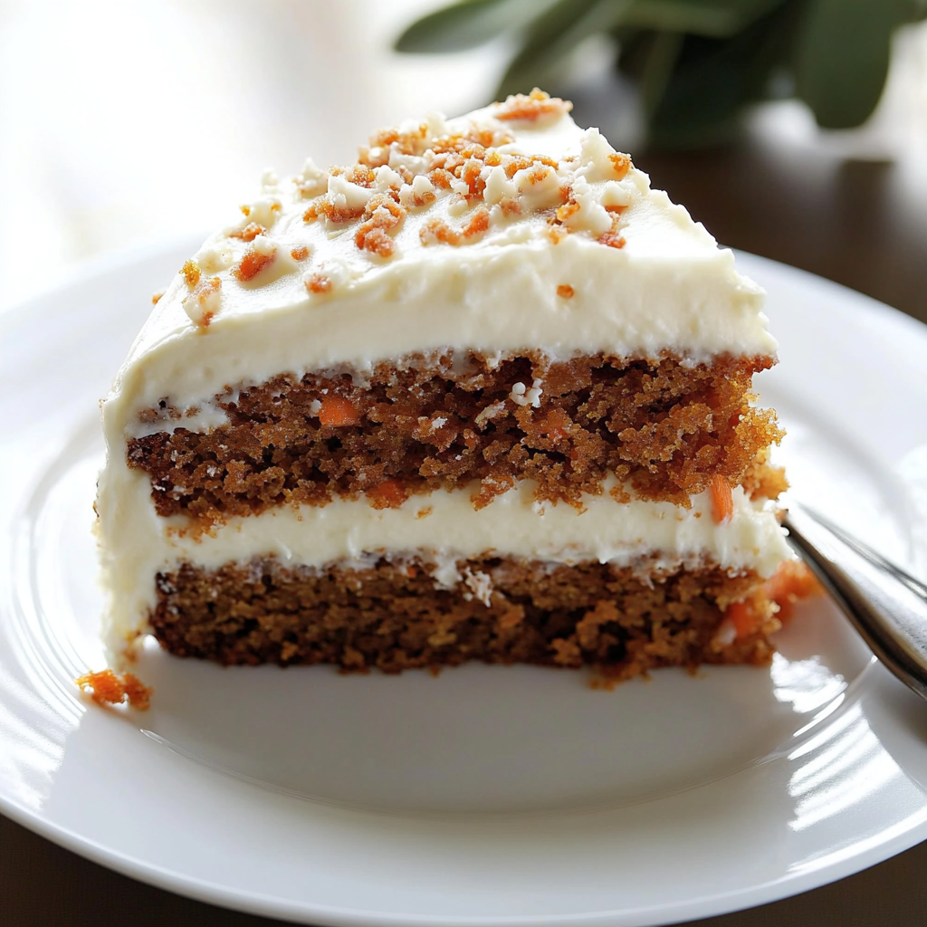 Simple Carrot Cake with Cream Cheese Frosting
