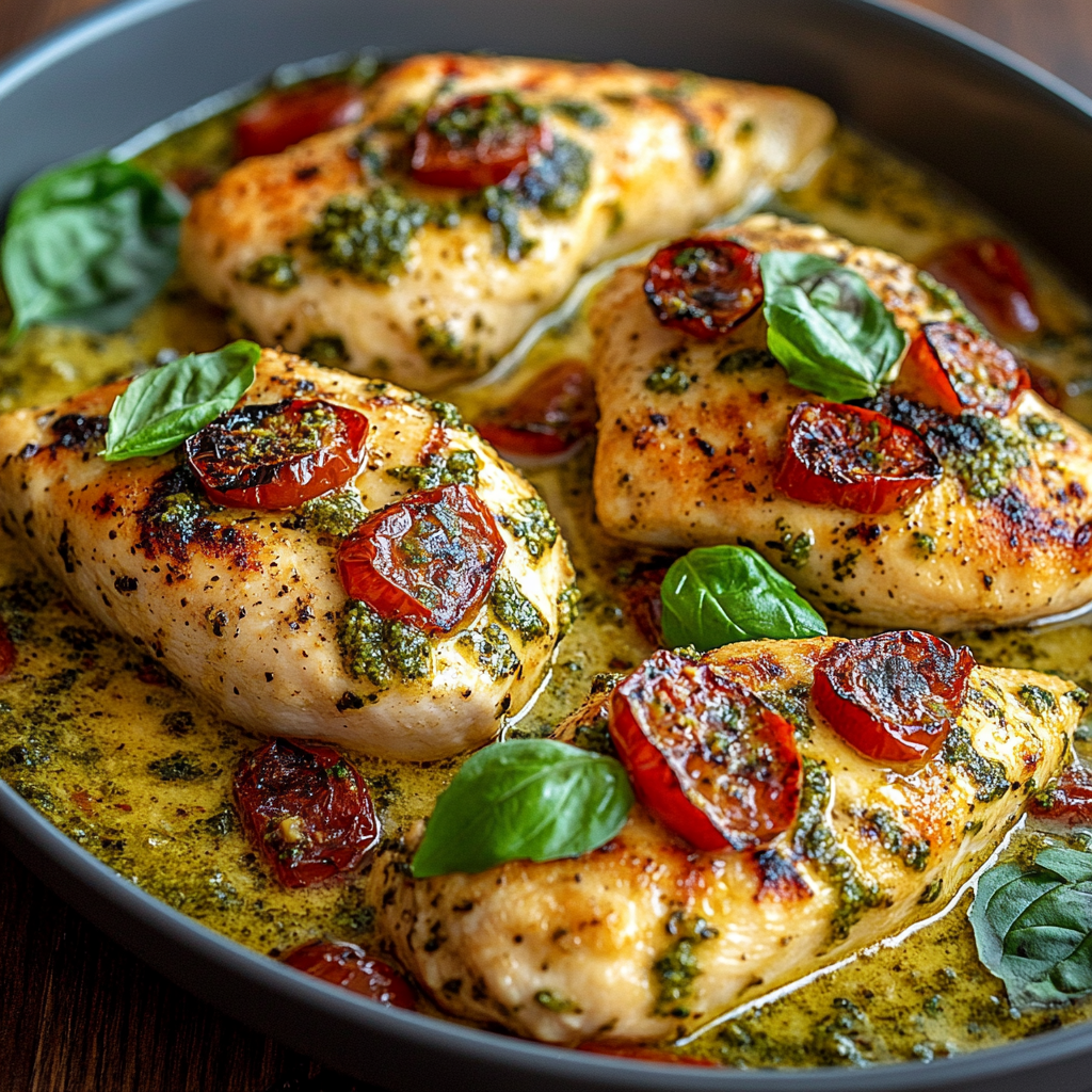 Pesto Chicken Dish