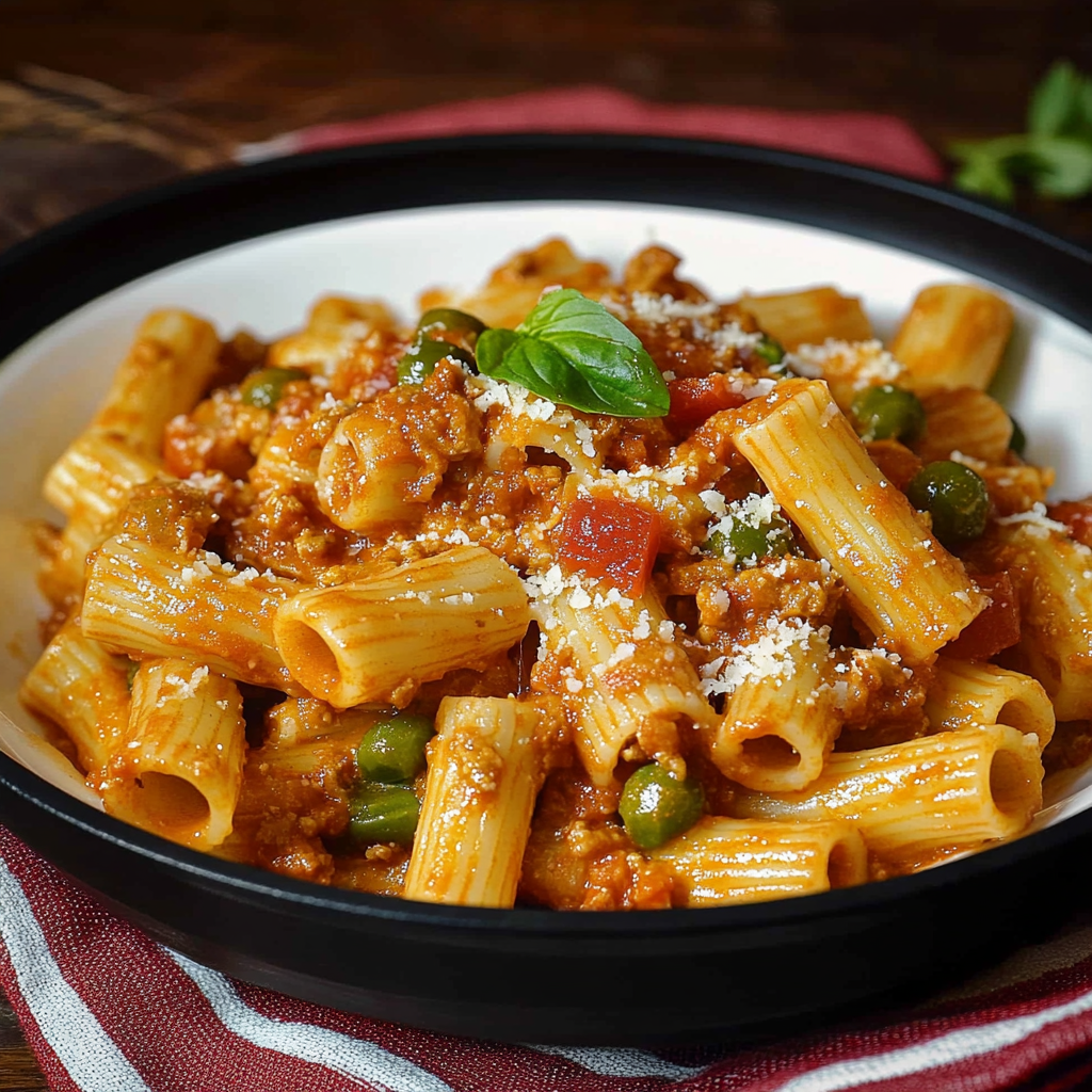 spicy rigatoni pasta
