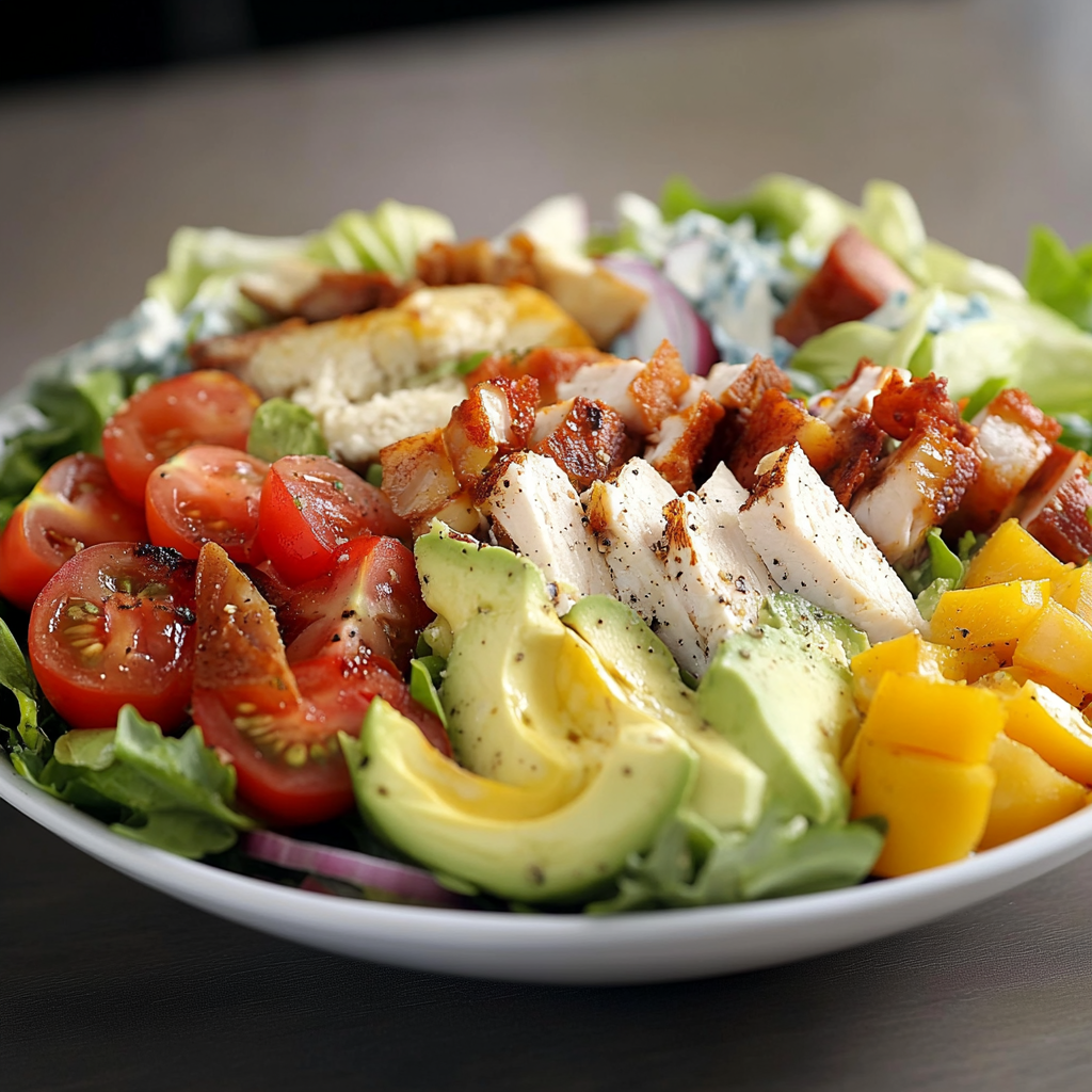 Fresh Cobb Salad Ingredients