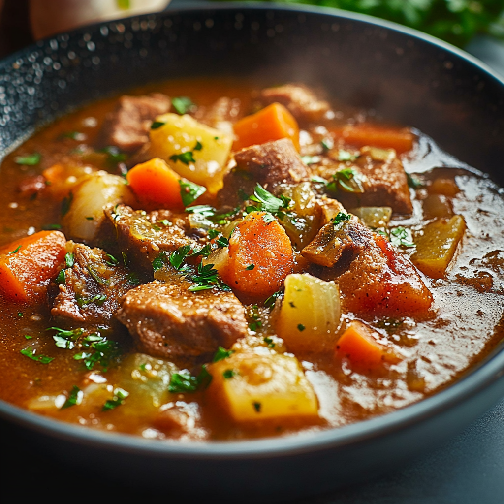Hearty Irish Lamb Stew Ready to Savor