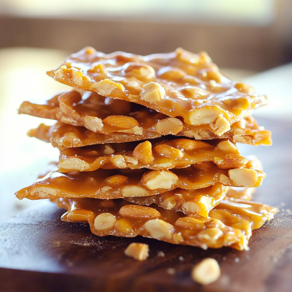Homemade Peanut Brittle Treat