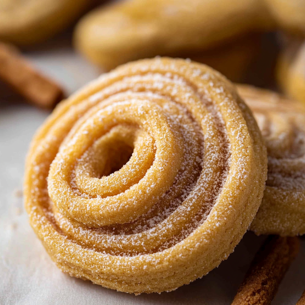 Churro Cookies Fresh Out of the Oven