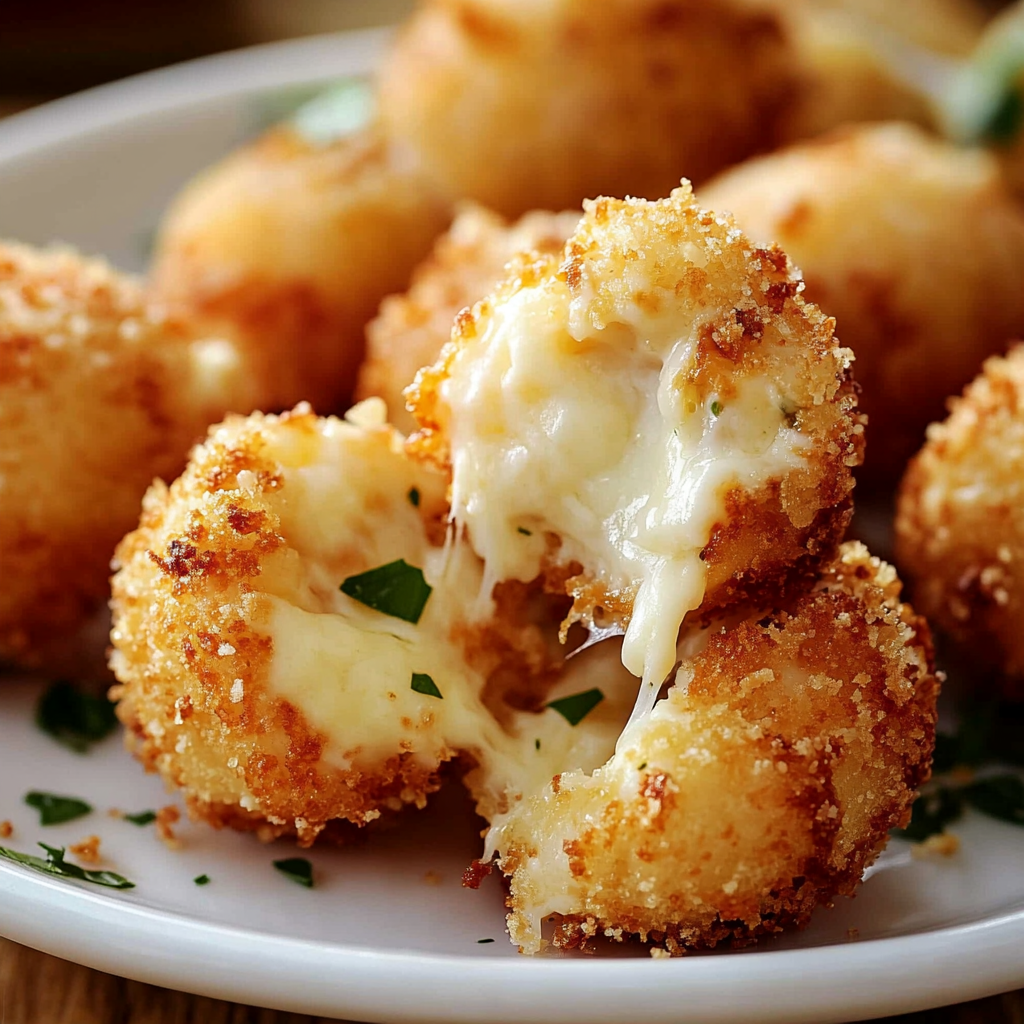 Cheesy Parmesan Mozzarella Bites