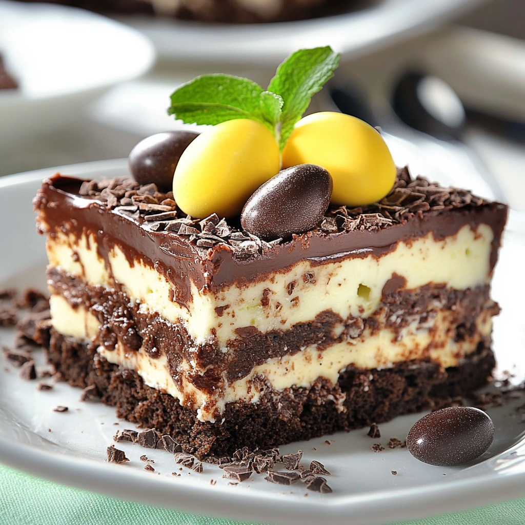 Easter Chocolate Lasagna