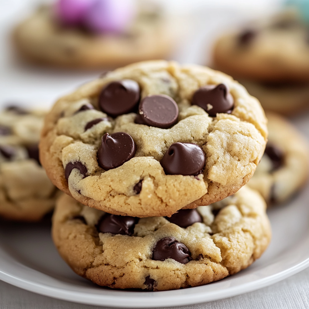 Easter Chocolate Chip Cookies