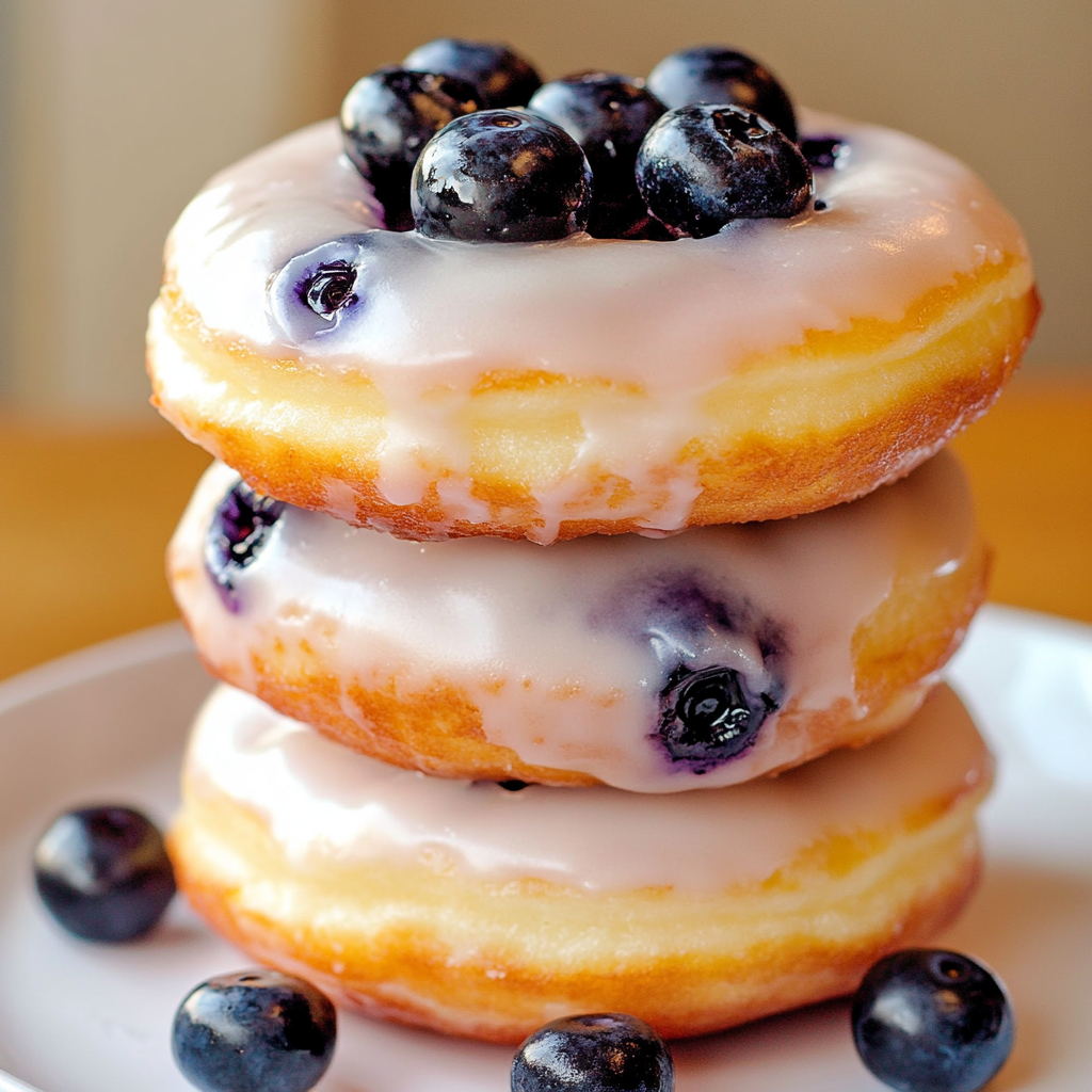Blueberry Lemon Donuts