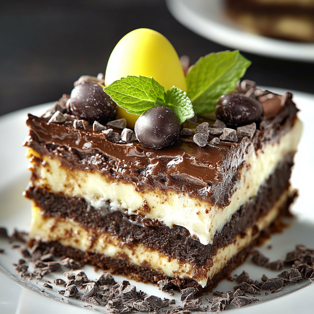 Easter Chocolate Lasagna Delicious Dessert