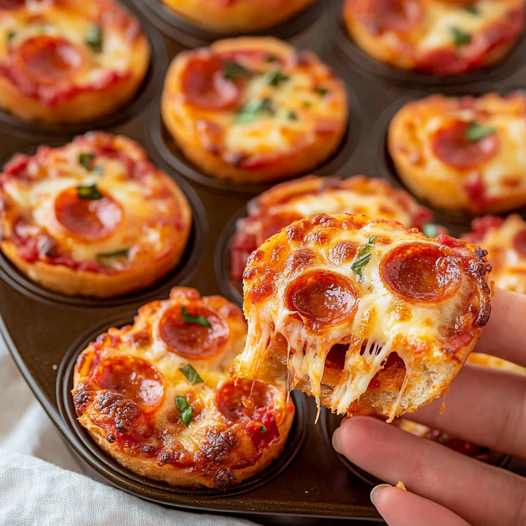 Muffin Tin Pizza Bombs Delicious Treat
