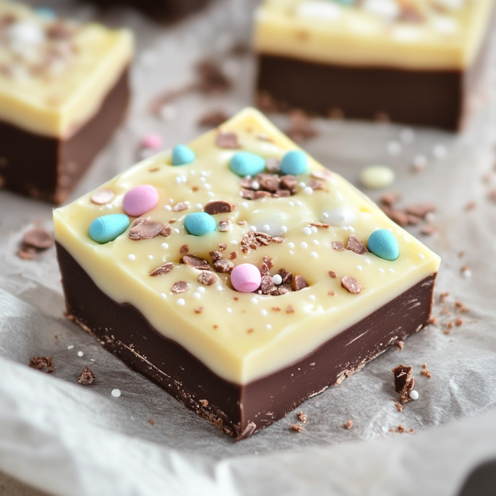 Easy Easter Fudge Delight