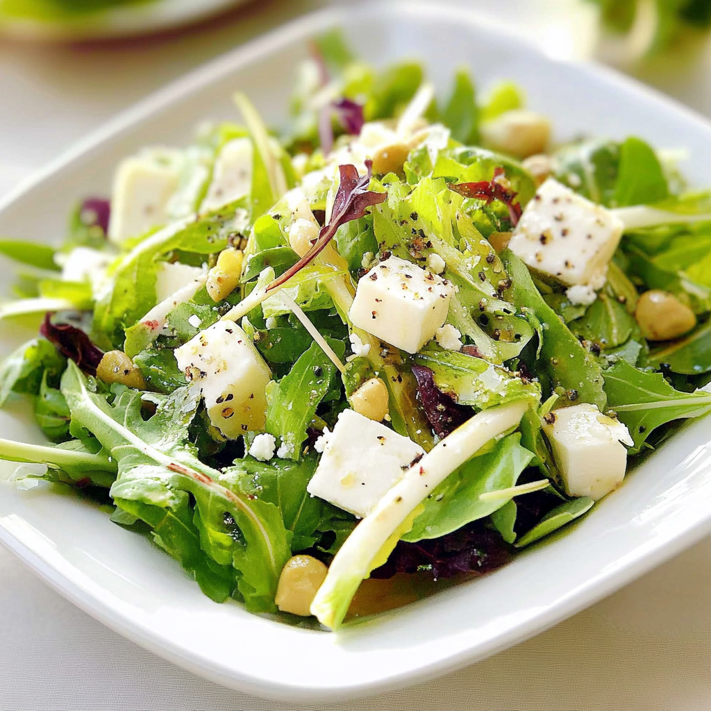Spring Salad with Goats Cheese