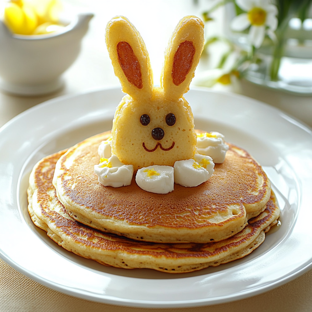 Easter Bunny Pancakes