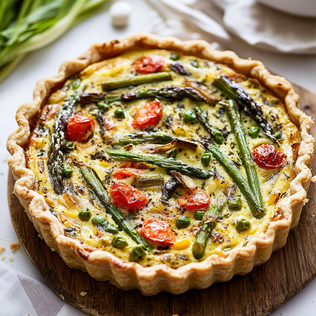 Spring Vegetable Quiche